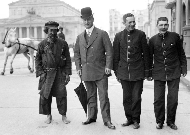 Жители царской Москвы в объективе американского корреспондента, 1909 год