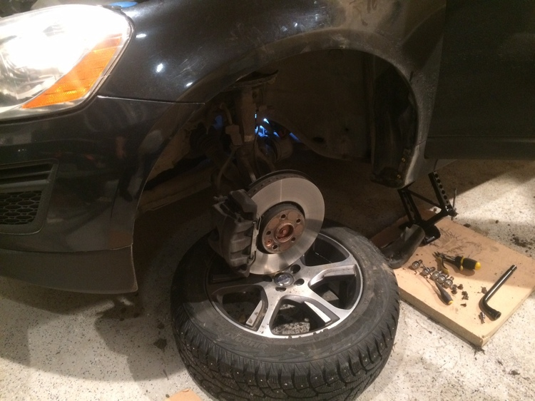 Демонтаж переднего левого колеса volvo xc60