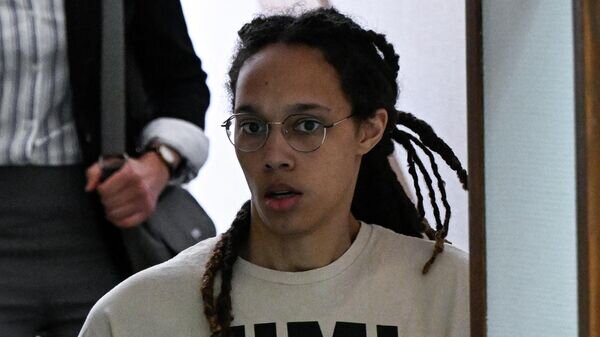    Баскетболистка Бриттни Грайнер© AFP 2022 / KIRILL KUDRYAVTSEV