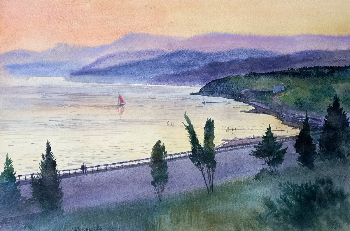 Акварель, бумага от фирмы Лилия Холдинг