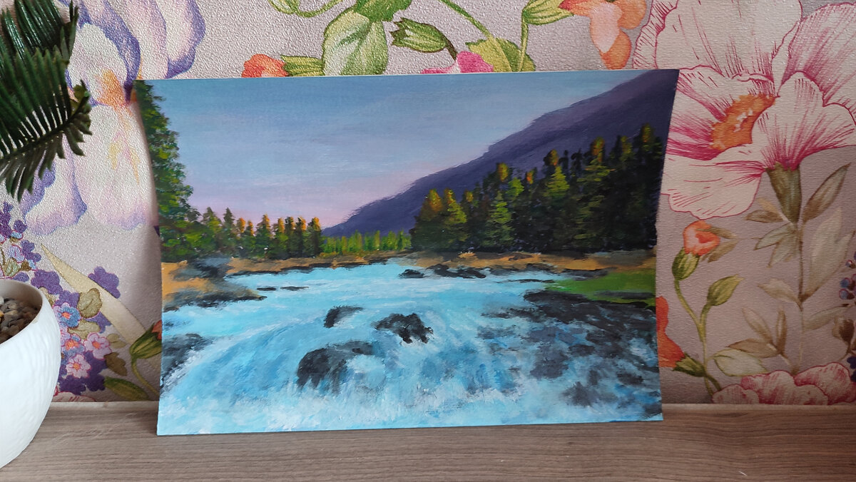 Акрил. Водопад