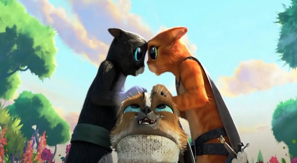 Кадр из мультфильма «Кот в сапога́х 2: После́днее жела́ние» 2022  