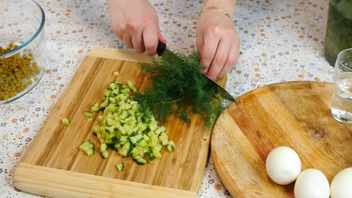 Быстрый салат «Весна на пороге» с горошком | СО ВКУСОМ 🍽 | Дзен