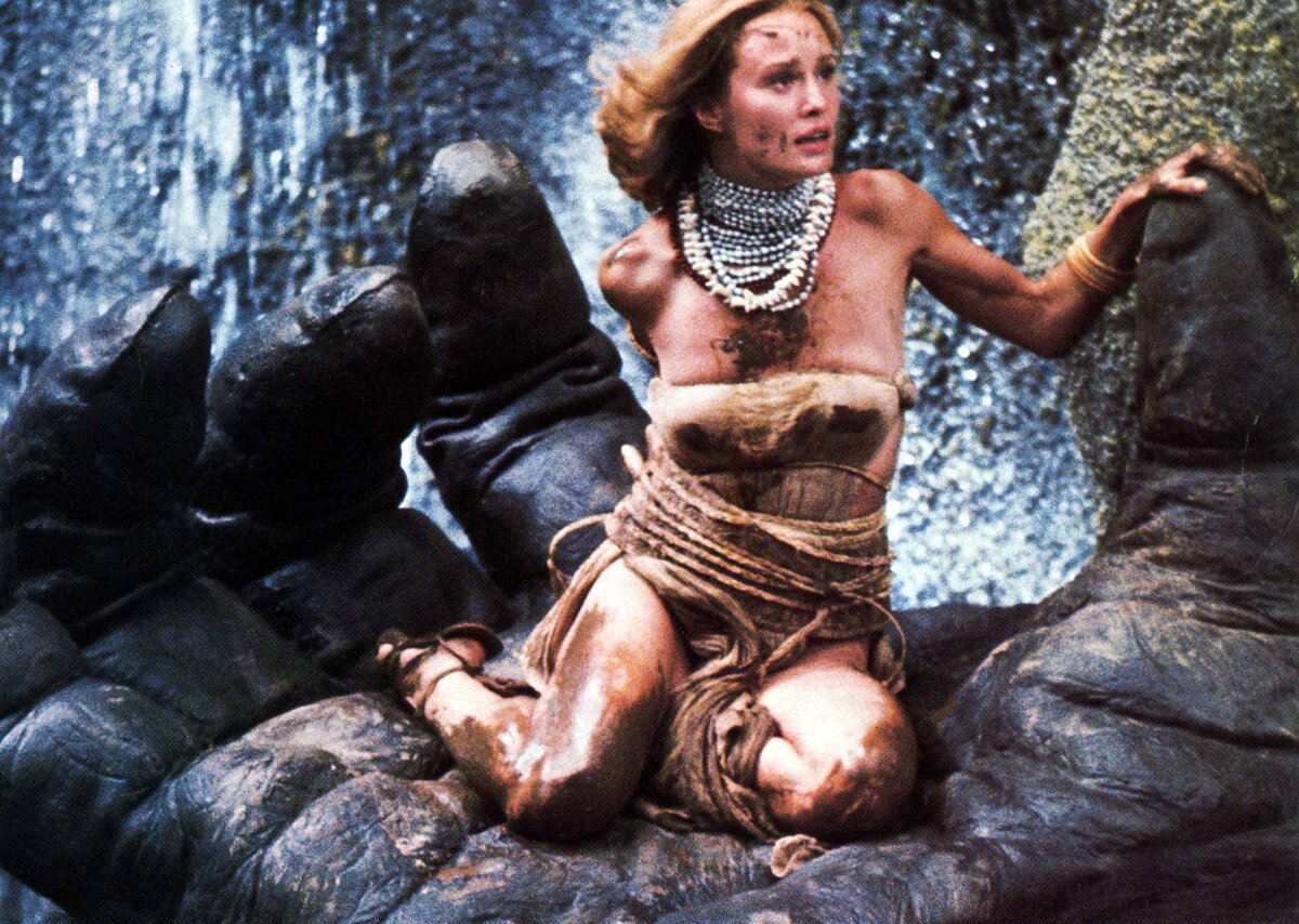 Джессика Лэнг дебютирует в "Кинг Конге" (1976)