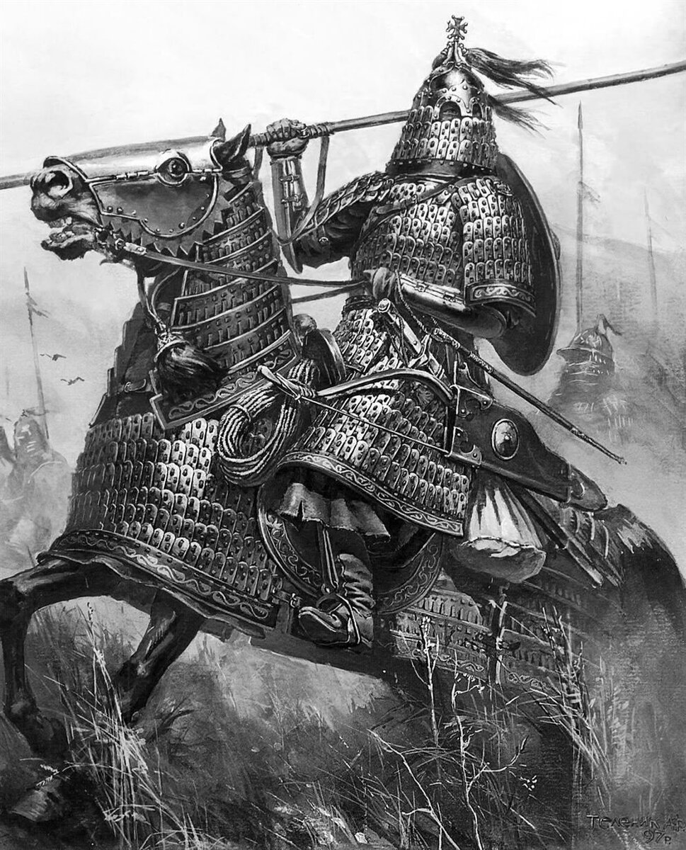 Монгольский тяжелый всадник. 