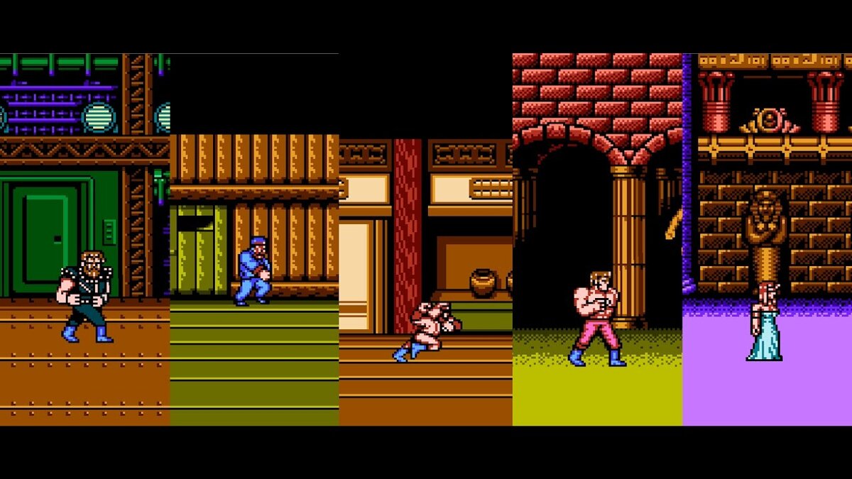 Все боссы игры Double Dragon III NES/Famicom