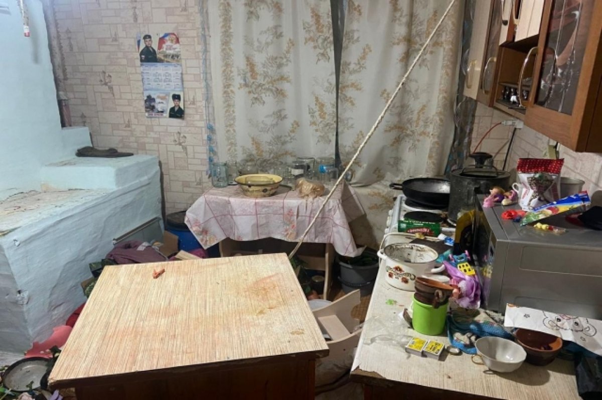    Место преступления.