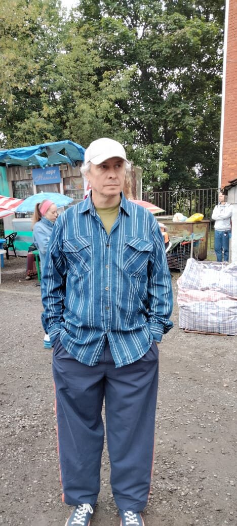 Александр Калько на съёмочной площадке. Фотография автора.