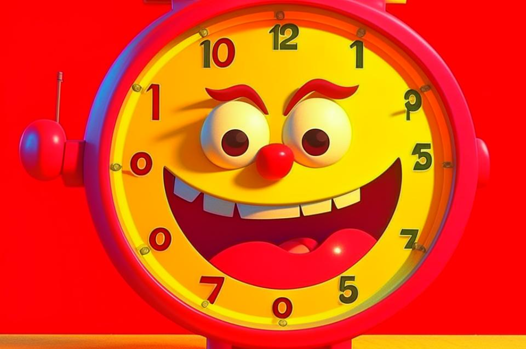 Злодей с неправильными цифрами. А красный он - для возбуждения нервной системы. 