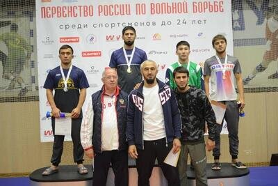    ​Подмосковные спортсмены на первенстве России по вольной борьбе среди юниоров до 24 лет в Наро-Фоминске ©Пресс-служба министерства физической культуры и спорта Московской области