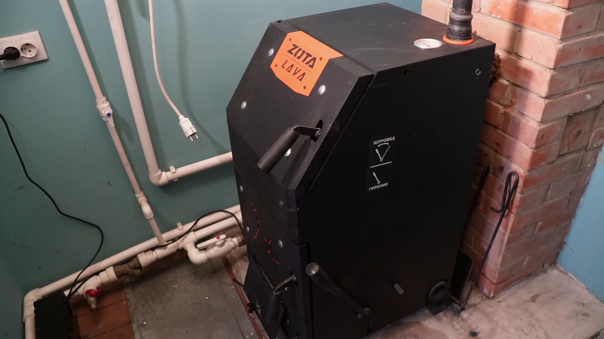 Твердотопливный котел в моём доме