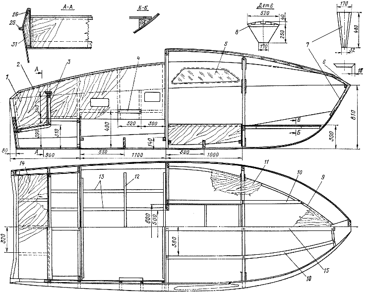 Лодка своими руками чертежи
