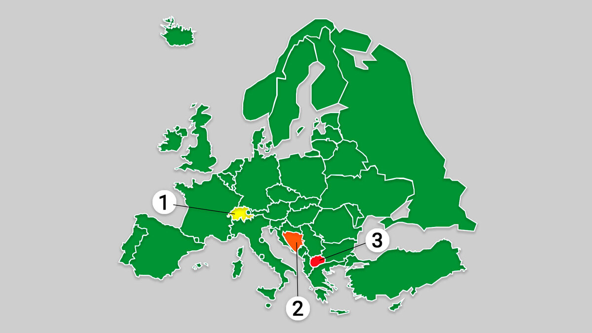 Знаешь ли ты, где на карте находится Босния и Герцеговина? | География |  Дзен