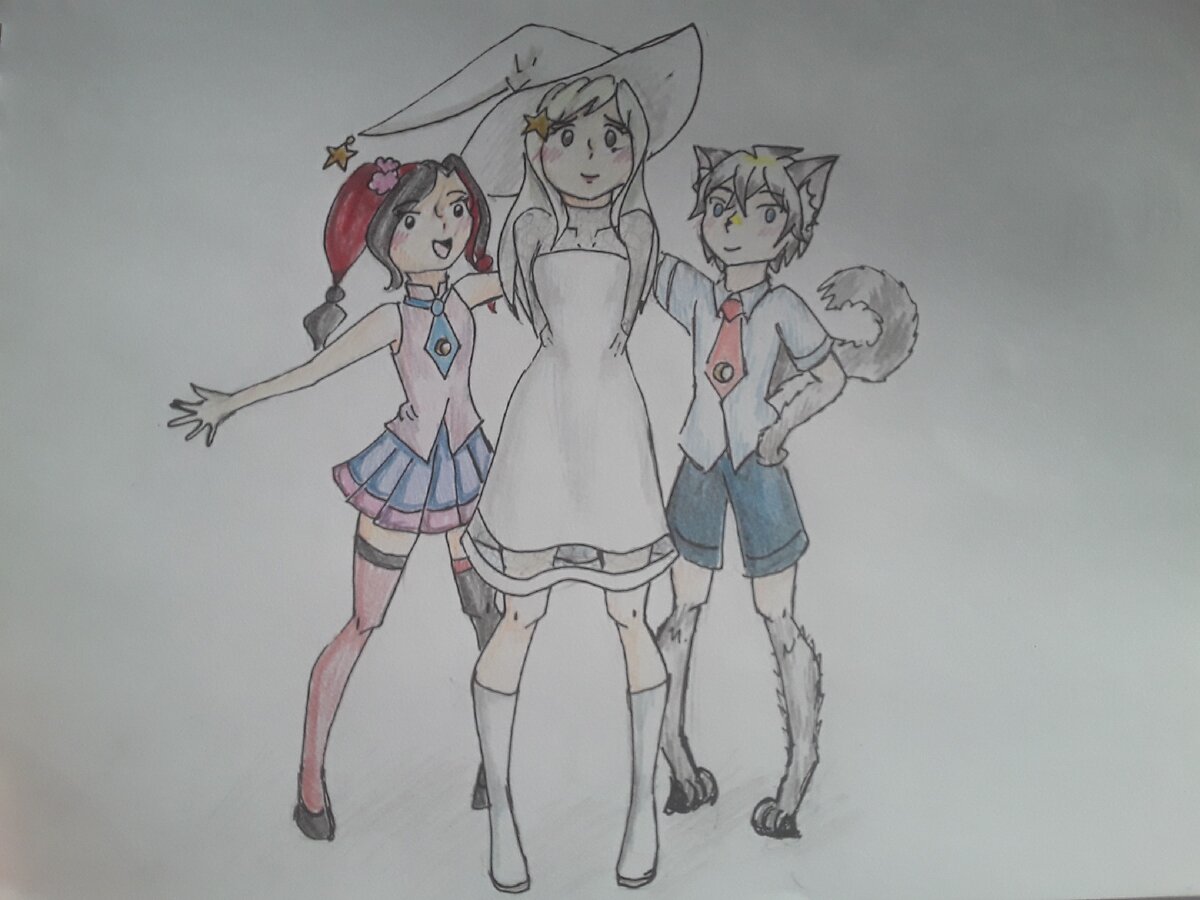 Хранители библиотеки Карамель и Нортон с Леной