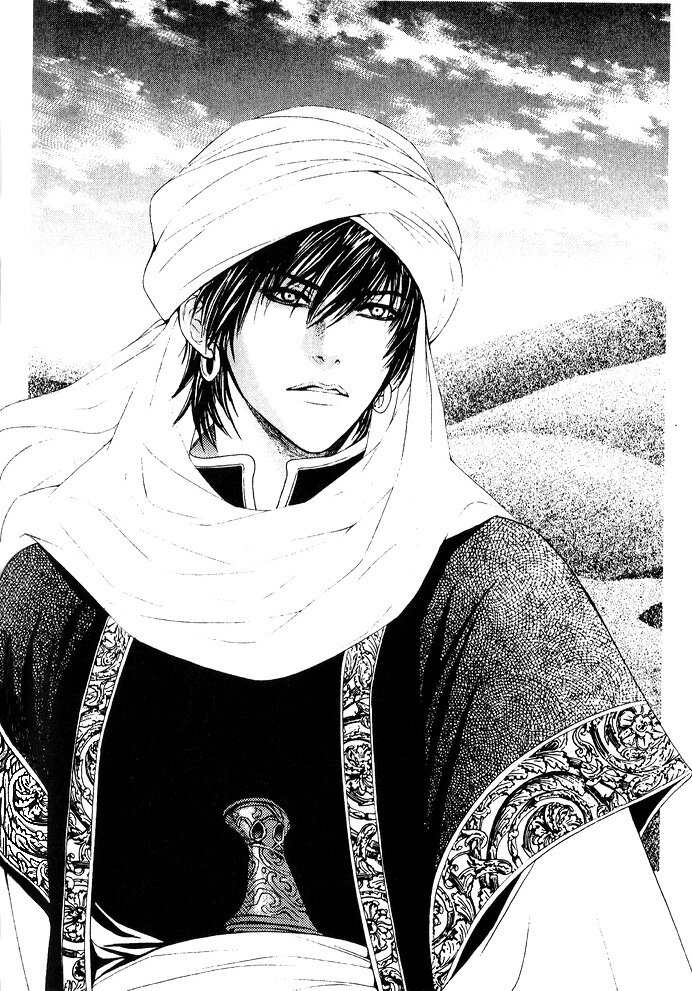 Султан Шахрияр в манхве "1001 ночь"