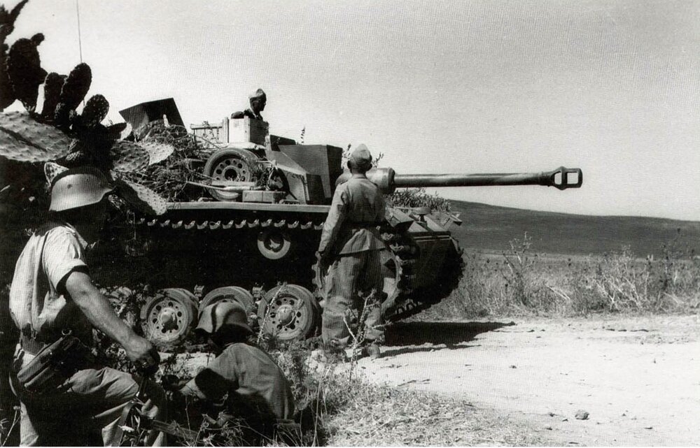 Июль 1943 года, штурмовое орудие дивизии «Герман Геринг».