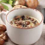 Низкокалорийный суп с грибами
Ингредиенты:
