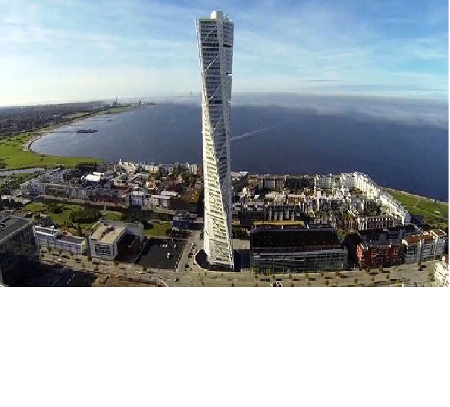 Turning Torso — небоскрёб в Мальмё, Швеция, расположенный на шведской стороне пролива Эресунн.
