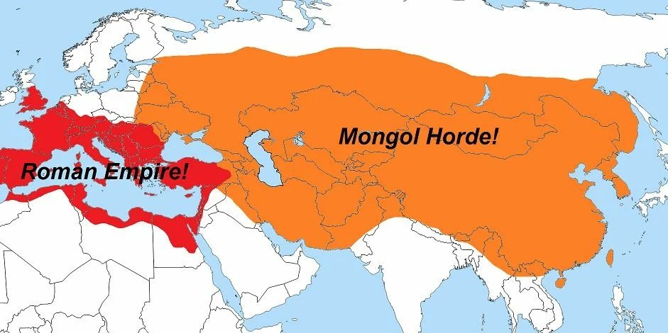 Карта монгольской империи