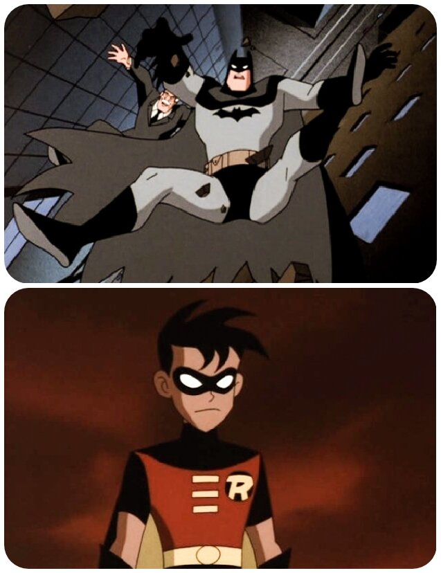 Бэтмен.  Первый серии Бэтмена нам показал продюссер и создатель Алан Бёрнетт в 1992 году.   Вышло в свет 4 сезона ( 85 серий в общей сложности).  Какая студия могла взяться за Бэтмена?-2