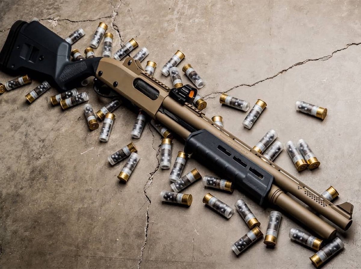 Remington 870 + обвес от Magpul