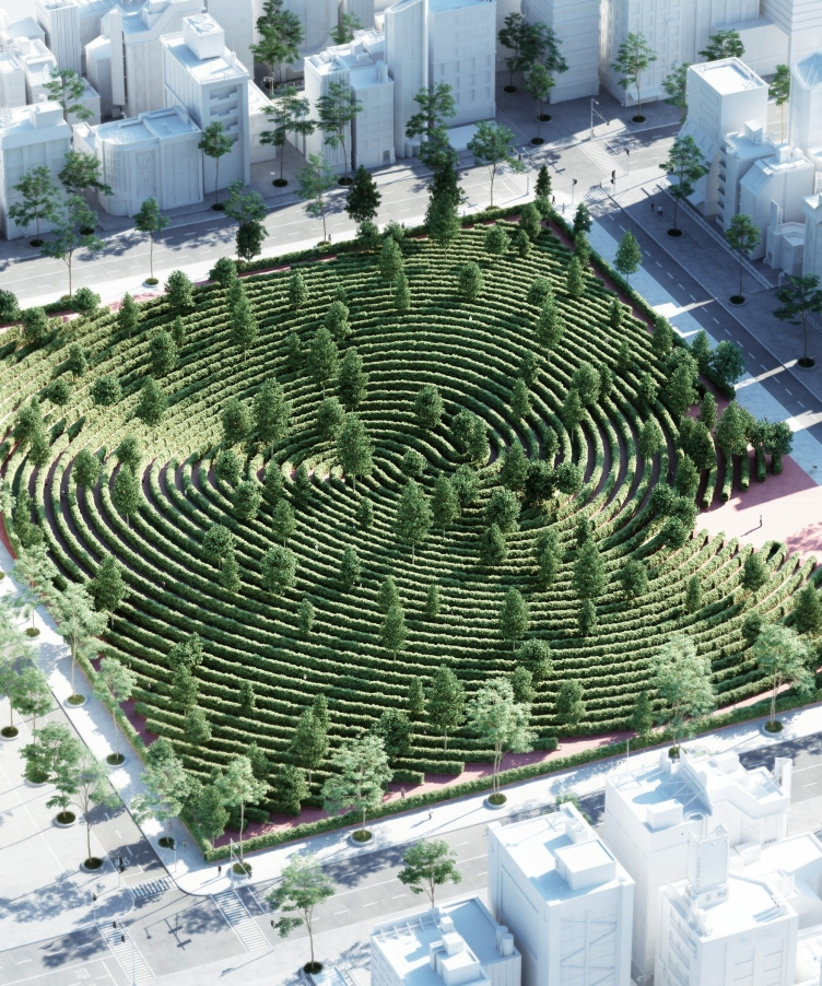 Парк Parc de la Distance © Studio Precht