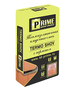 Теплая кладочная смесь Prime Termo Shov 9230 (SuperTermo), 16 кг