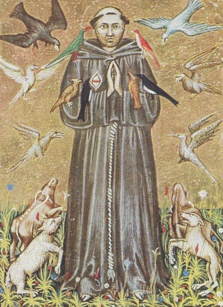 Франциск Ассизский. Автор: Неизвестный художник - Национальная библиотека (Рим), Общественное достояние, https://ru.wikipedia.org/w/index.php?curid=3380274