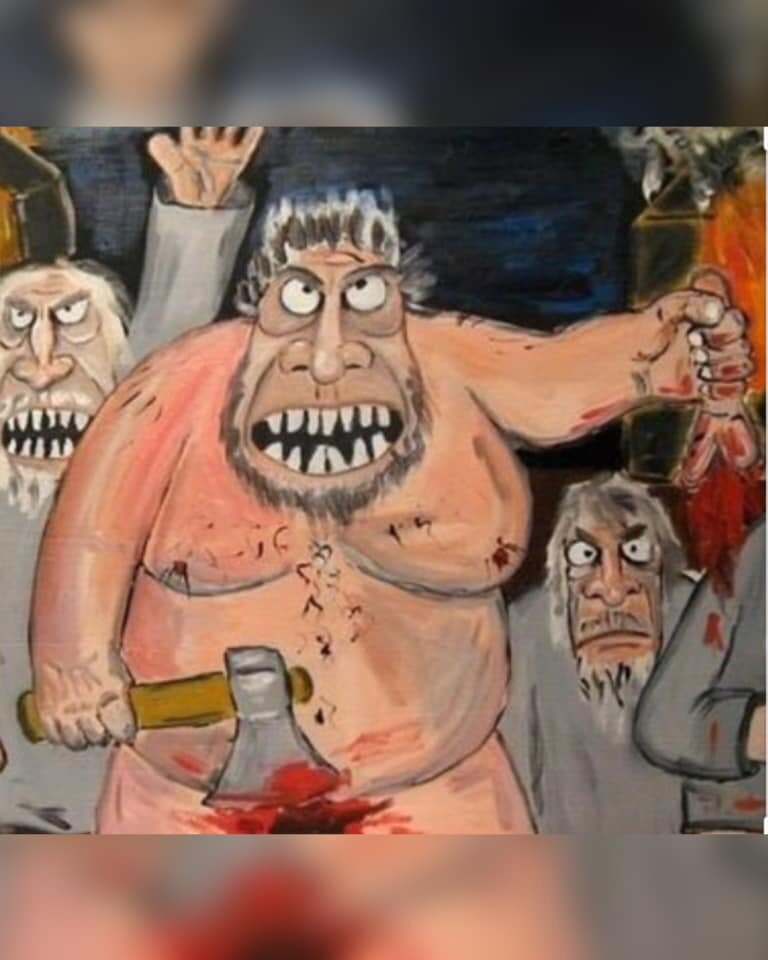 рисунок Васи Ложкина.