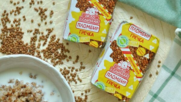 В каждую тонну пломбира технологи намешали по 50 кг отваренной гречки 😳🙈