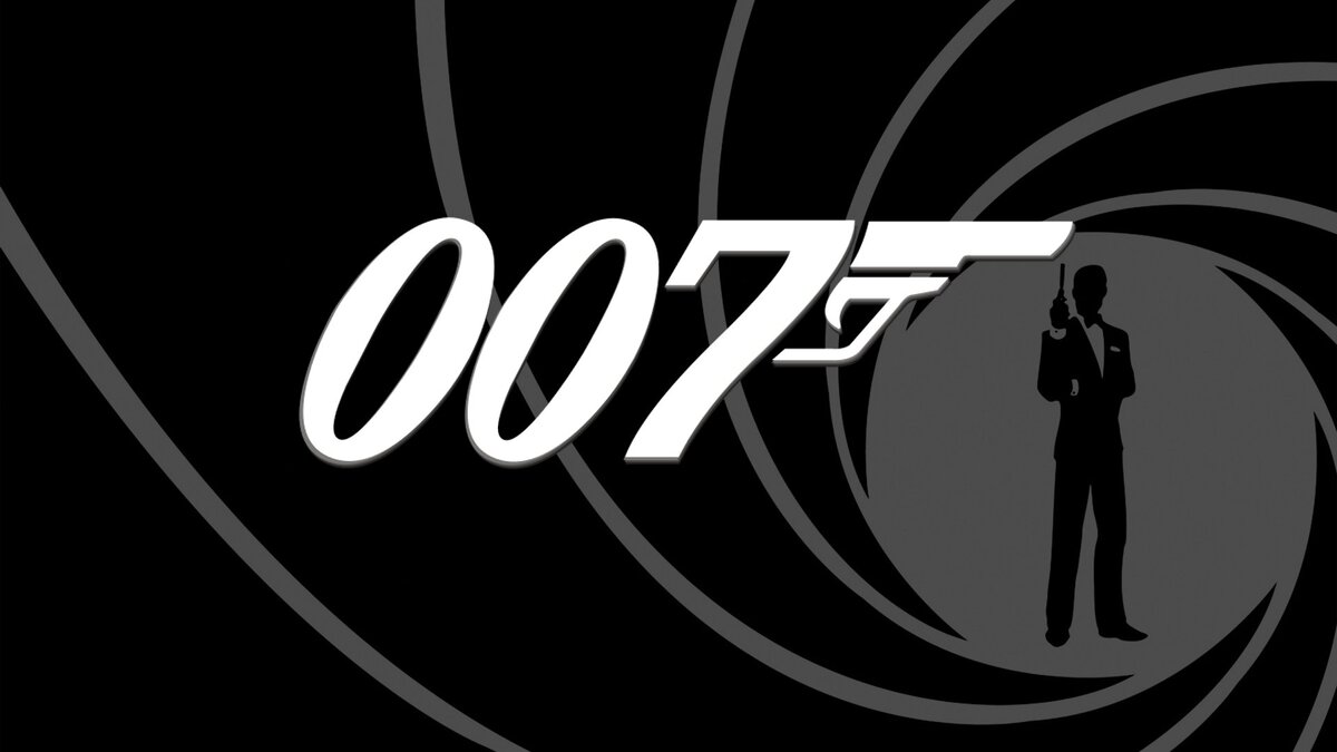Агент 007 рисунок