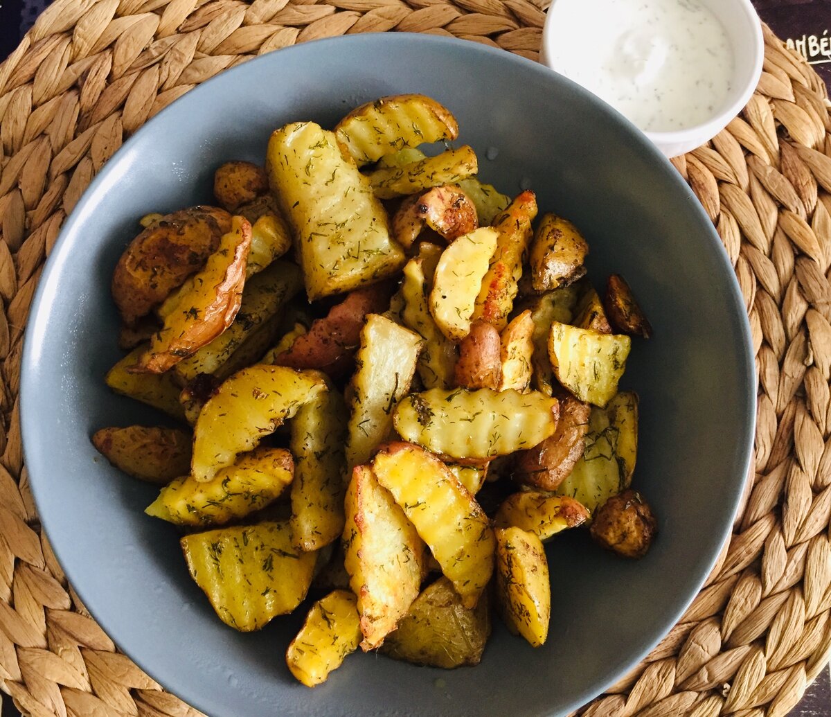 картофель по деревенски в духовом шкафу