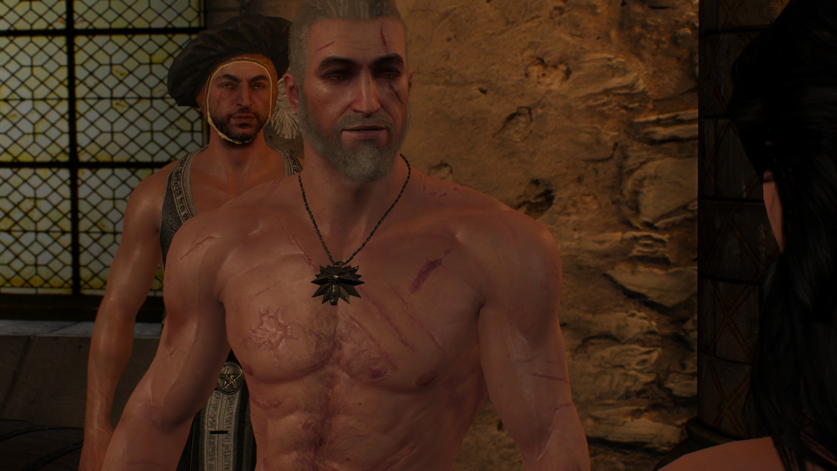 Геральт счастлив быстрым загрузкам.