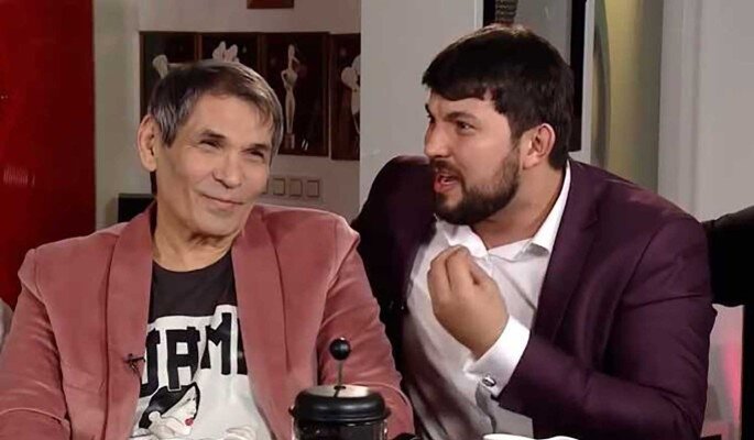 Бари Алибасов с сыном. Кадр youtube.com 