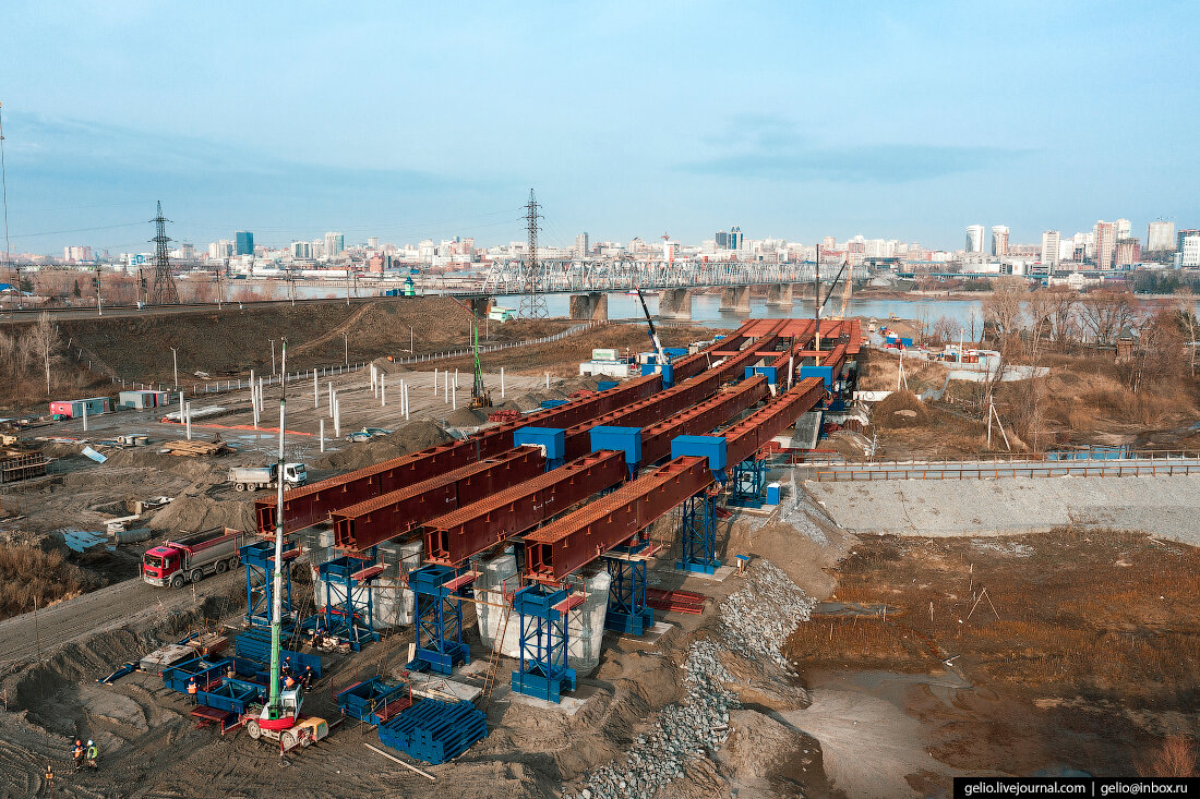 строительство моста в новосибирске