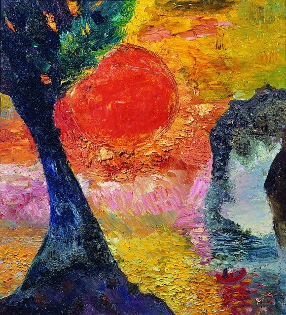 Е.Барский «Утро. Сицилия», 1992 
Из собрания Музея искусства Санкт-Петербурга XX-XXI вв. 