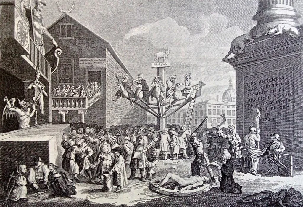 «Пузыри Южного моря» / фото © Уильям Хогарт