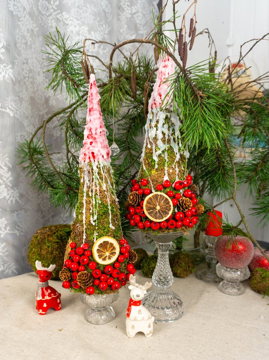 Дизайнерская елка с апельсином