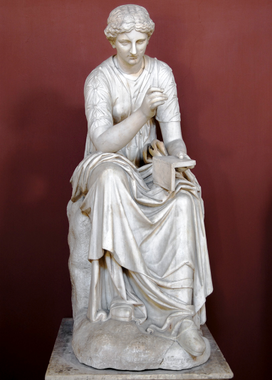 Каллиопа, музы эпической поэзии, II в.н.э., музей Пия-Климента, Рим, Италия