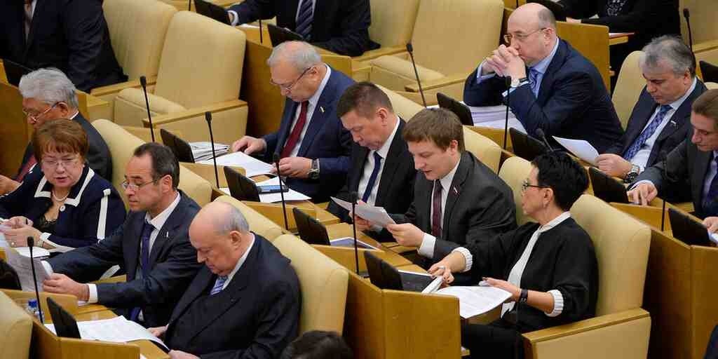 На заседании в ГД РФ