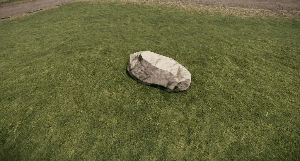 Обломок обычного камня