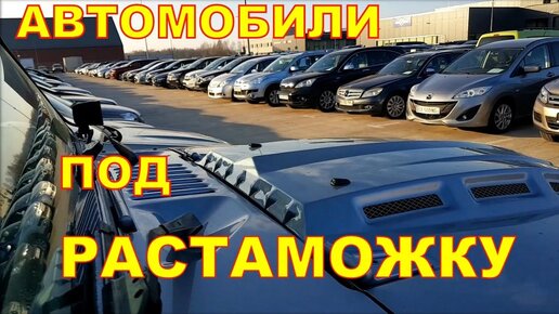 Авто под растаможку. Цены на свежие авто, декабрь 2020.