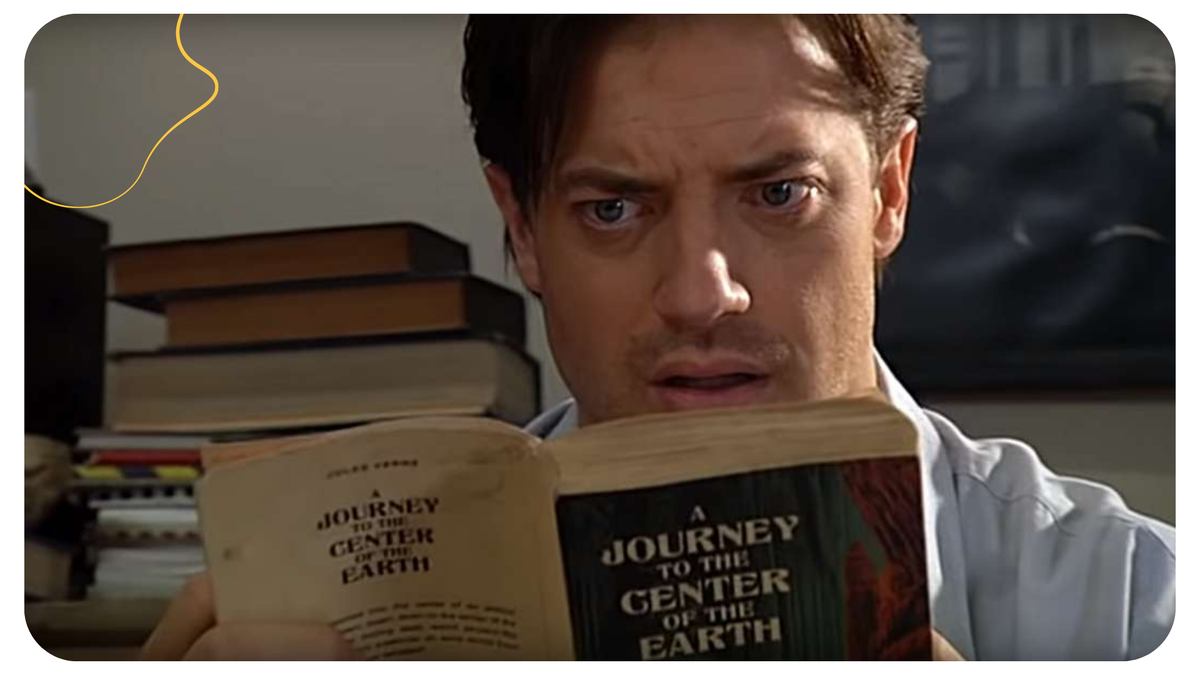 Кадр из фильма "Путешествие к центру Земли"