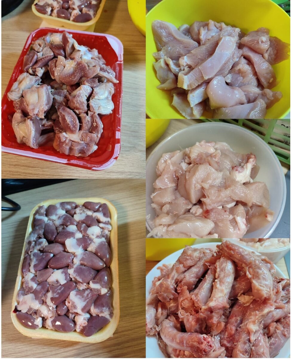 Ингредиенты для фарша