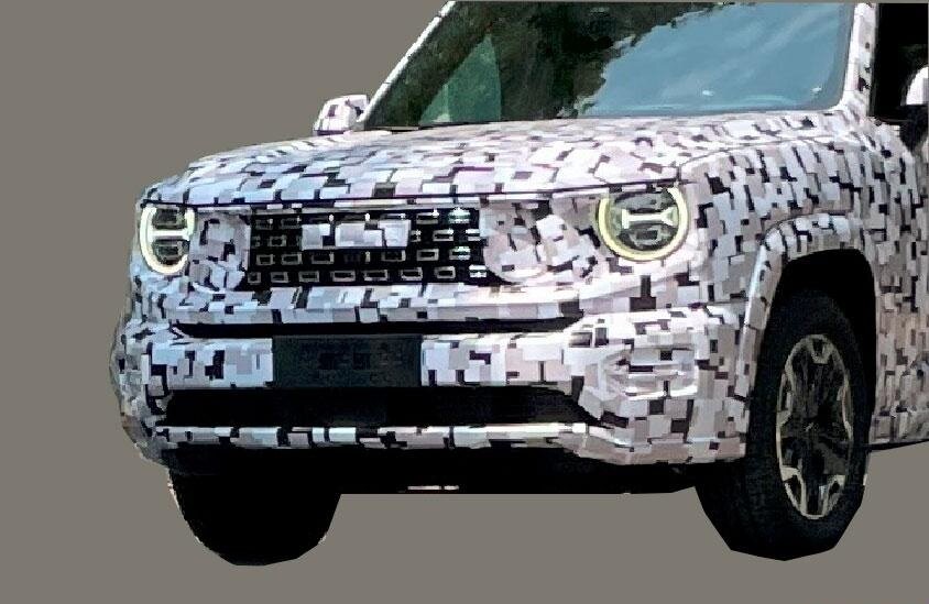 На фото из соцсети: Новый кроссовер Haval семейства Dog
