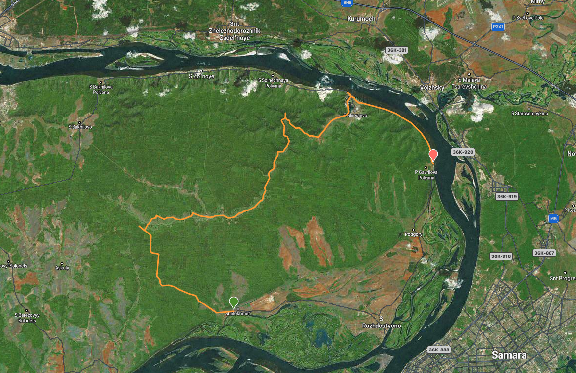 Маршрут выходного дня.