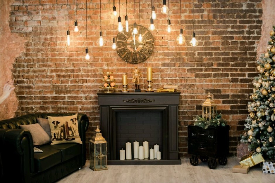 Фрагмент интерьера в стиле лофт