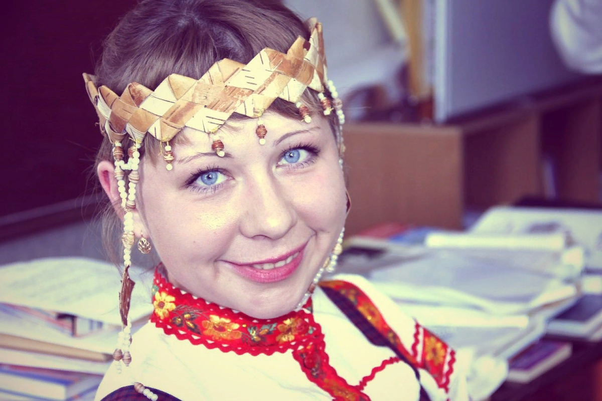 По национальности я - коми-пермячка (коми-пермяки - коренные жители Пермского края)