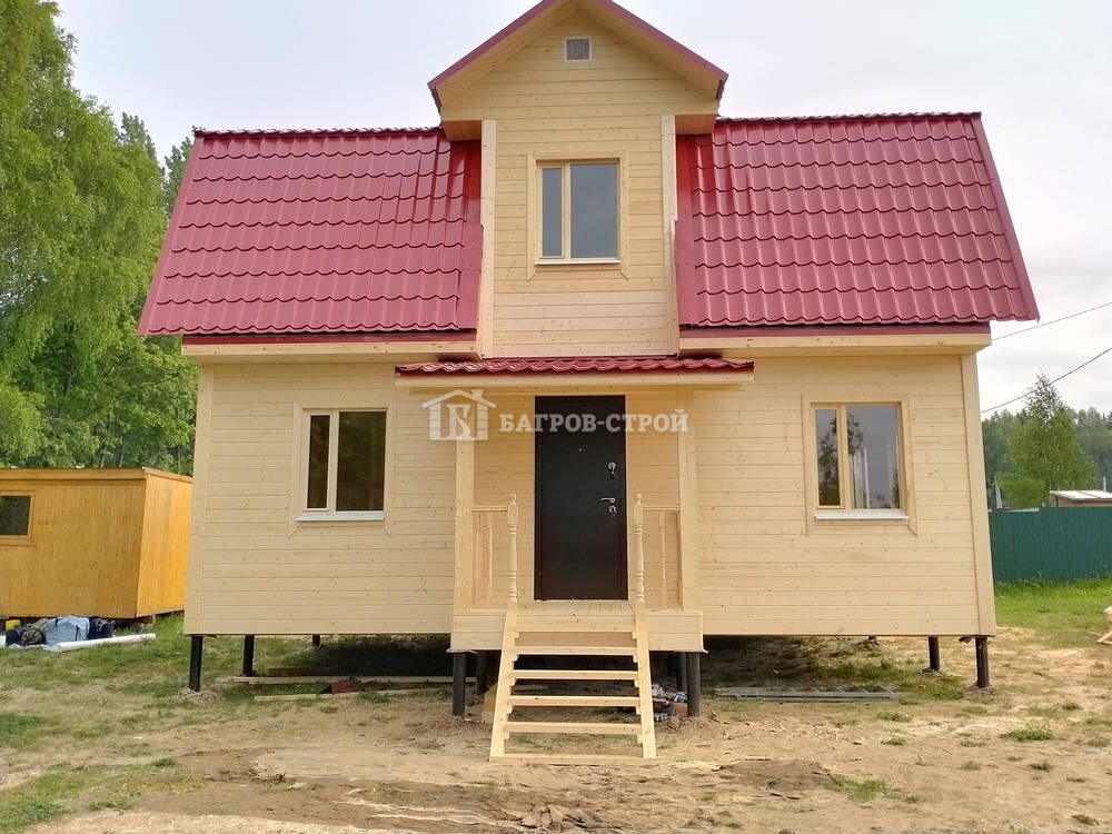 Фото построенного дома про проекту "Евгений"