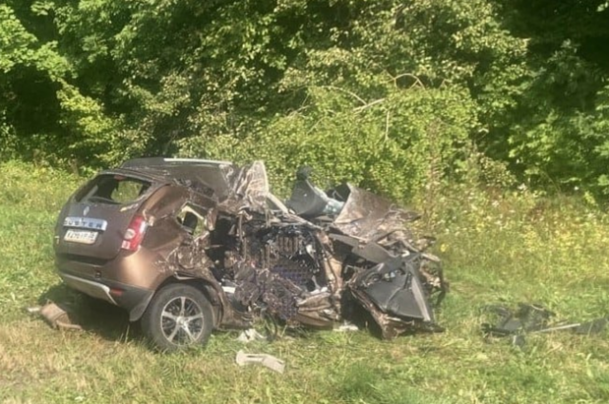    Видео: Под Воронежем 2 человека погибли, влетев в лобовую под «МаЗ»
